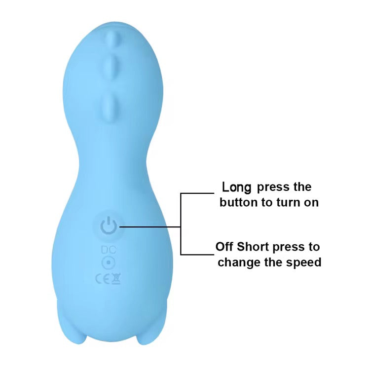 Vibrador succionador de clitoris y pezones en forma de dinosaurio