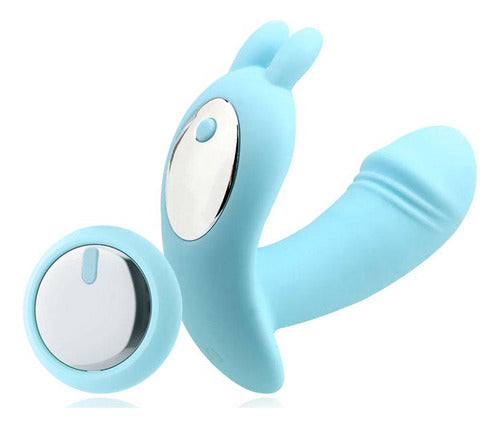 Vibrador con estimulador del clítoris Little Dance