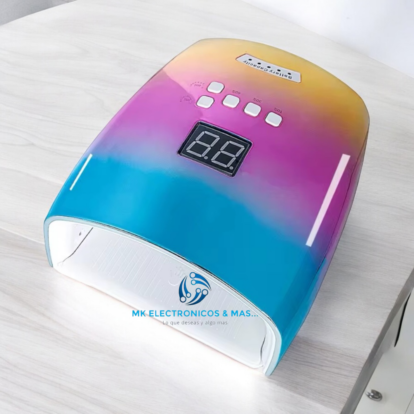 Lampara UV/LED S10 66 Watts Recargable tornasol