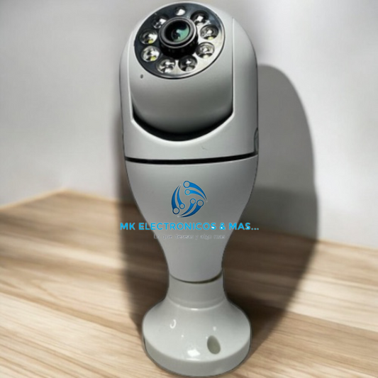 Camara Wifi tipo Bombillo Full HD 360°
