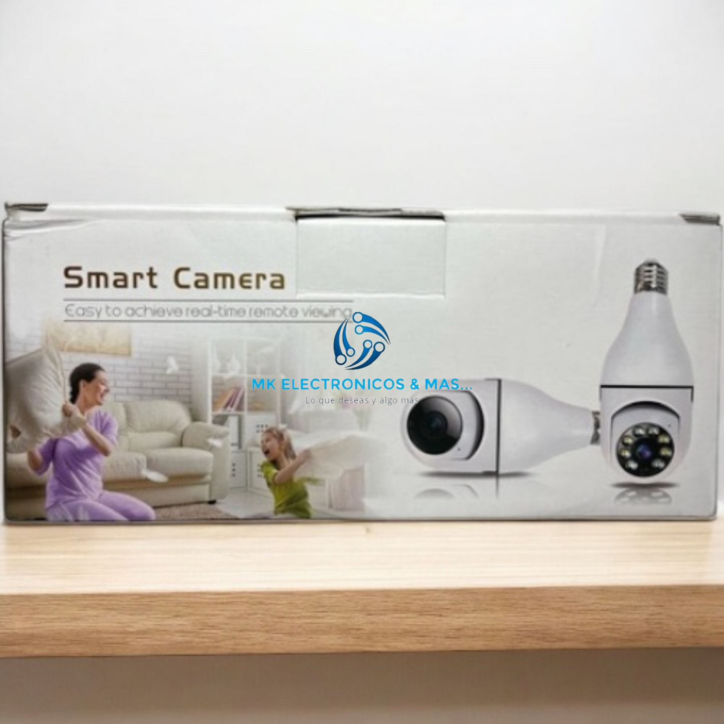 Camara Wifi tipo Bombillo Full HD 360°
