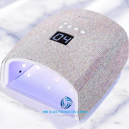 Lampara UV/LED S10 66 Watts Recargable full diamantes
