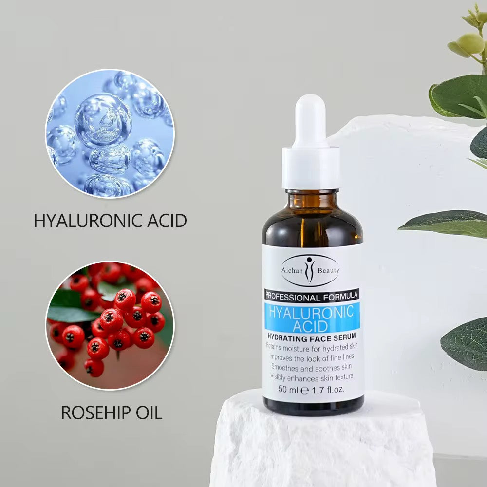 Serum Acido Hialuronico Aichun Beauty 50ml | Hidratación Profunda | Anti-Edad y Anti-Arrugas