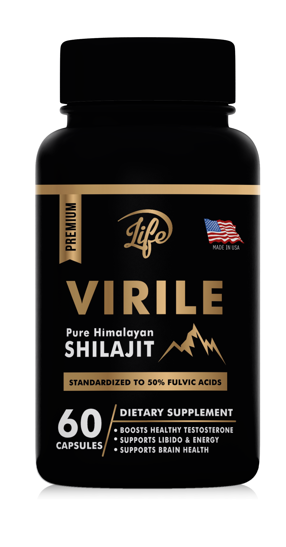 Shilajit Cápsulas | Suplemento Natural para Energía Diaria 60 capsulas