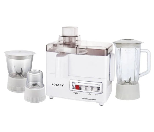 Extractor de jugos eléctrico multifuncional 4 en 1 Sokany SK-03029