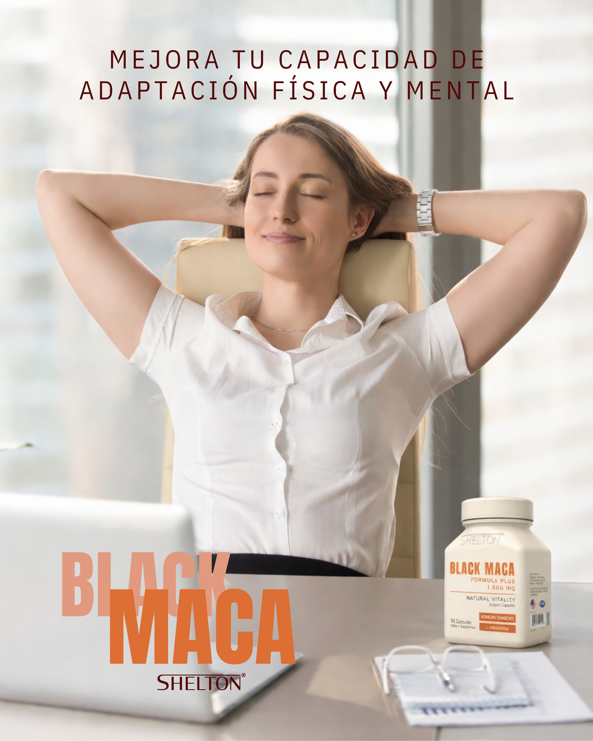 Maca Negra Cápsulas 1500 mg | Vitalidad y Energía Natural