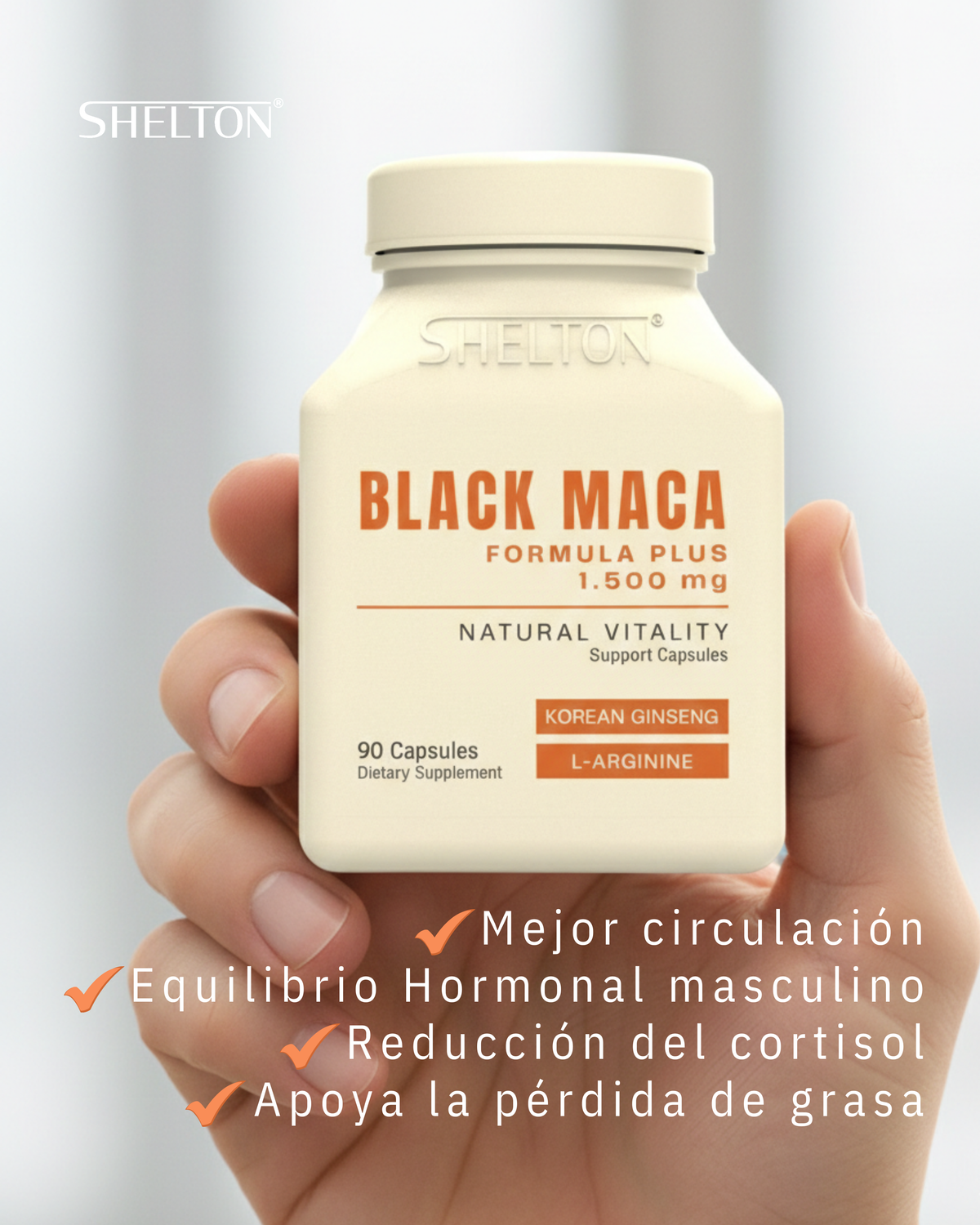 Maca Negra Cápsulas 1500 mg | Vitalidad y Energía Natural