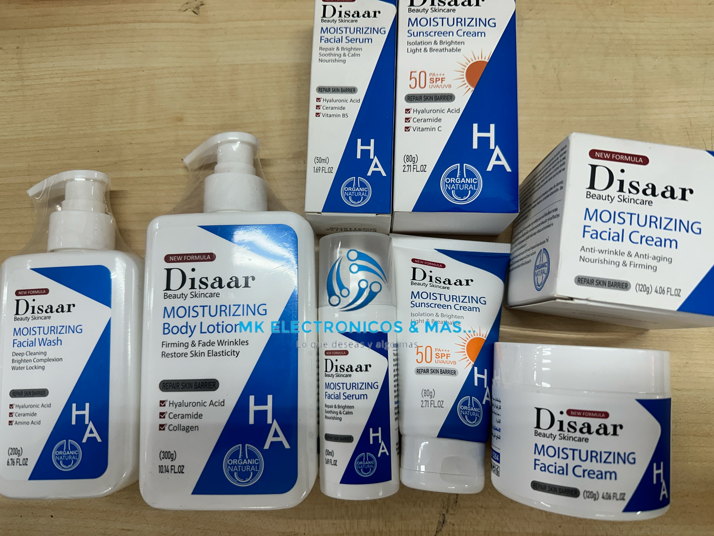 Kit Disaar Hidratación Acido Hialuronico, Vitamina C y Ceramida