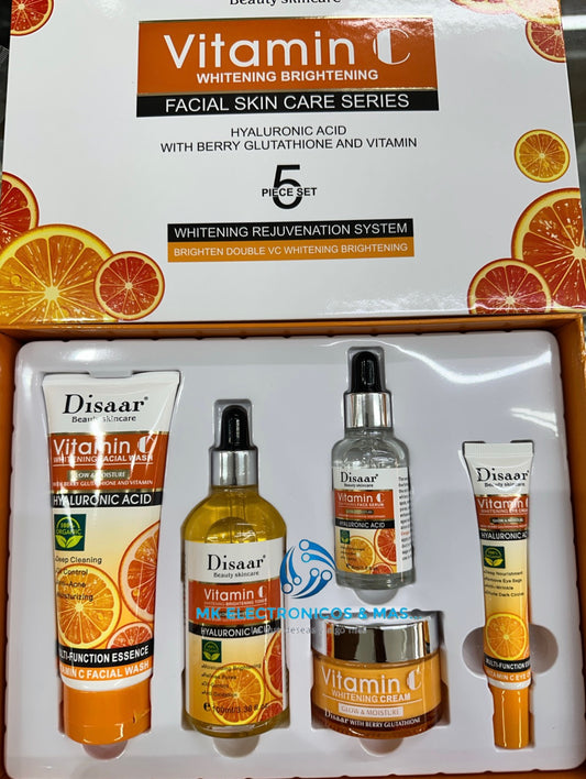 Kit completo de Vitamina C Disaar para cuidado facial en República Dominicana