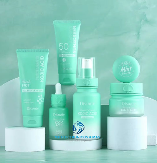 Kit Completo Skincare Anti-Manchas | Ácido Kójico + Niacinamida | 6 Pasos para Piel Perfecta