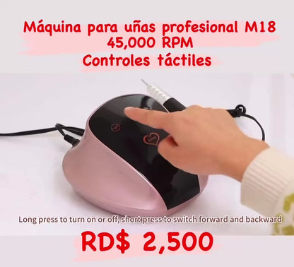 Máquina de uñas profesional SML M18 45,000 RPM